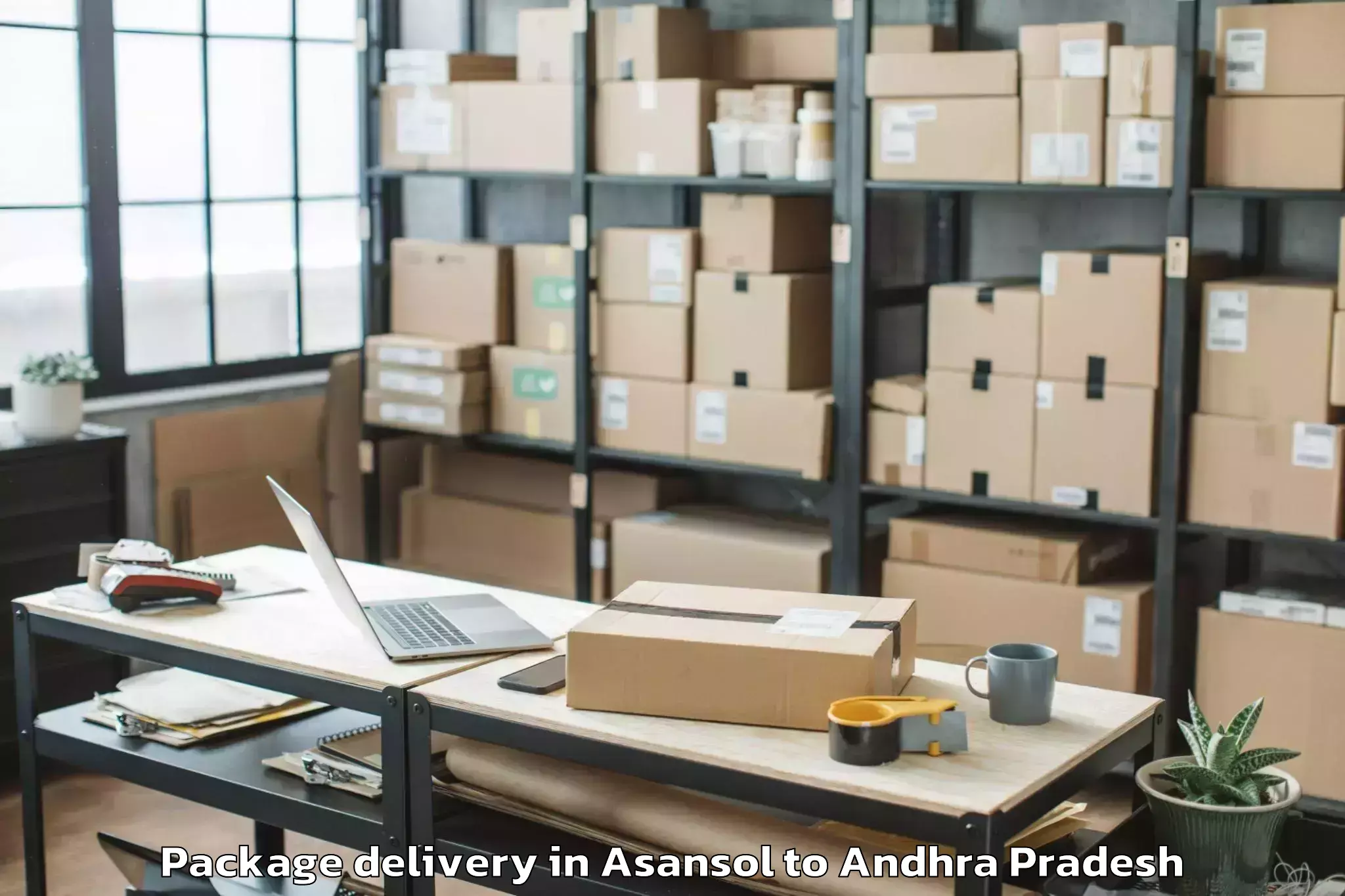 Book Asansol to Thotlavalluru Package Delivery Online